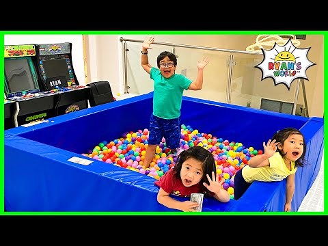 Last to Leave the Ball Pit Wins Challenge!!!