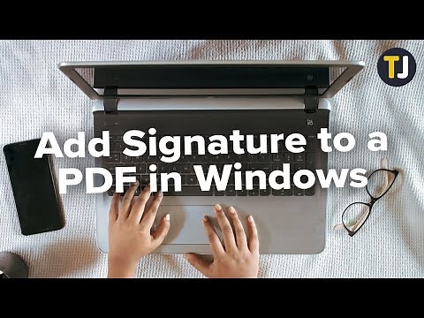How to Add a Signature to a PDF in Windows