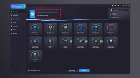 WinOptimizer 19 - 10 USER - Superior performance, stability and privacy - compatible with Windows 11, 10, 8.1, 8, 7