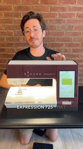 PFAFF® North America on Instagram: "Ambassador Evan (@_EvanDodson) tried to pick just five of his favorite features on his new Quilt Expression 725! He's pretty sure the "bobbin is low warning" is his favorite, but we'll check back to see what else he has discovered and loves about his new machine. Learn more about the new Expression line of machines at your nearest dealer or on our website. Link in bio. #ShareYourExpression"