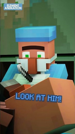 Villager Hospital Be Like… | VILLAGER TV #shorts #villagernews #elementanimation #minecraft #funny