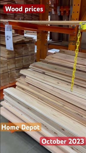 Home Depot Wood Prices Breakdown - October 2023: Cedar, Pine & More!