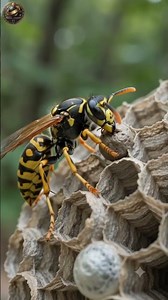 How Wasps Build Incredible Nests 🐝 | Nature’s Tiny Architects