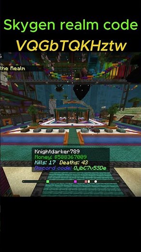 the 8th skygen realm code #minecraft #skygen