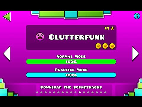 Geometry Dash – “Clutterfunk” 100% Complete