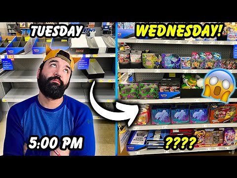 HOW TO HIT "FRESH" Pokemon RESTOCKS @ Walmart EVERY WEEK! 😲