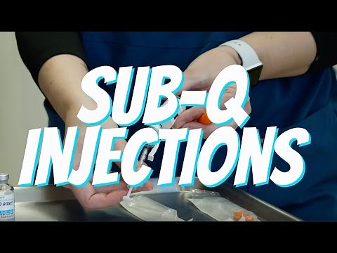Subcutaneous (SQ) Injection Technique | Nurse Skill Demo