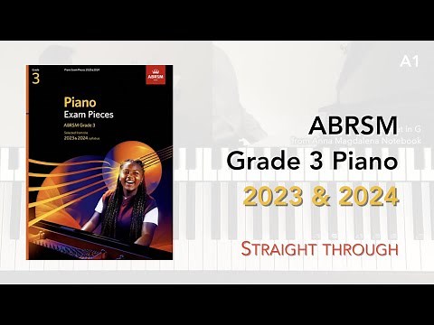 ABRSM Grade 3 Piano (2023 & 2024) - 9 Pieces
