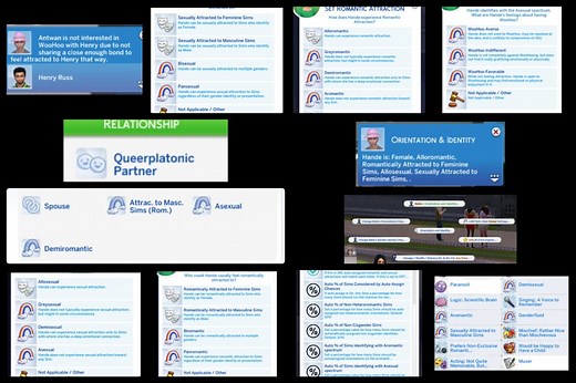 Lumpinou’s LGBTQIA  / Gender & Orientation Overhaul Mod (Sims 4):