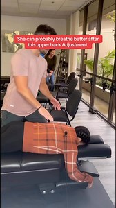 314K views · 3.6K reactions | Much needed upper back movement #chiropractor #adjustment #midbackpain | The OC Chiropractor | Facebook