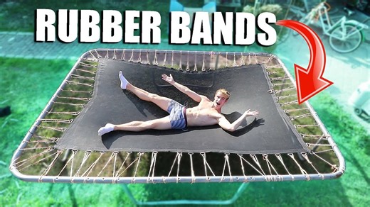 Testing: Replacing Trampoline Springs with Rubber Bands