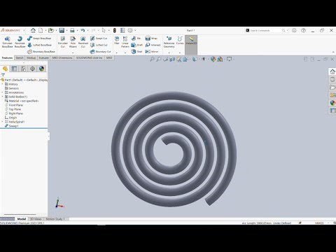 HOW TO USE SWEPT BOSE COMMAND IN SOLIDWORK