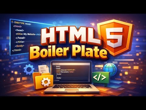 The Perfect HTML Starter Template (2026)