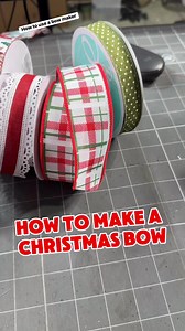 Let’s use a bow maker and go step by step on how to make this Christmas bow! | DecoExchange