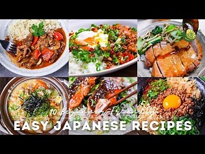 10 Easy Japanese Recipes You Can Start Making Today Vol.1 (1-10)