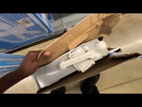 Destroyed lasko 3733 box fan for sale in Walmart