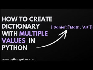 Create a Dictionary with Multiple Value Per Key in Python | Python Dictionary with Multiple Values