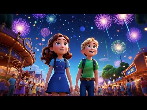 Fireworks Go Boom Boom Boom | Celebration Song for Kids | Nursery Rhymes and Sensory Learning Fun