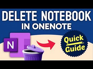 How to Delete a Notebook in OneNote (Step by Step) 2025