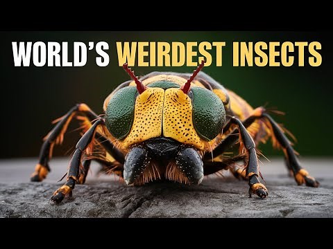 Exploring the World's Weirdest Insects. Unveiling the Top 6 Strangest Insect Species