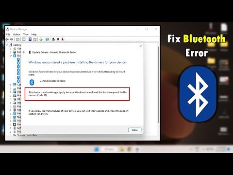How to Fix Bluetooth Error Code 31 in Windows 11