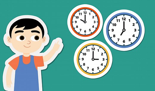 O’clock times - Maths - Learning with BBC Bitesize