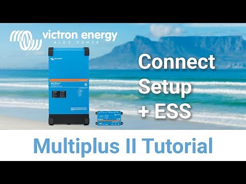 Victron Multiplus II Battery Connection & Settings Tutorial - Victron Training - Cape Town