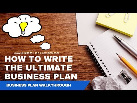 Business Plan Example | How To Write A Business Plan!