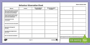 Behavior Checklist: Supporting Pupils with Autism Adult Guidance