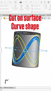 35K views · 3.8K reactions | How to apply a cut on the surface curve shape in solidworks #solidworks #cad #malviyacad #malviyacadsolution | Malviya CAD Solution | Facebook