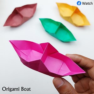 527K views · 7.3K reactions | Watch How to Make Easy Paper Boat Making at Home. Easy Origami Paper Boat Making Instructions Step by Step. DIY Handmade Paper Toys for Kids. | Creative Art & Craft Ideas | Facebook