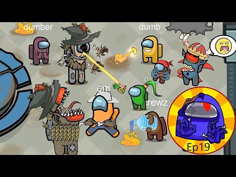 Survive The ZOMBIES Mod in Among Us - Ep19