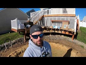 How to Install Above Ground Salt Water Pool pt.1