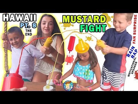 Mustard Fight in Hawaii w/ Pep Talk, Rap and Fan Surprise (FUNnel Vision Trip Maui Part 8) THE END
