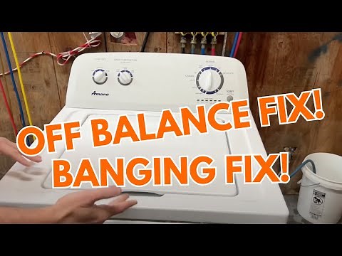 Washer Off Balance? Easy Fix for Whirlpool, Amana, Roper & Inglis (With Shock Kit Guide)
