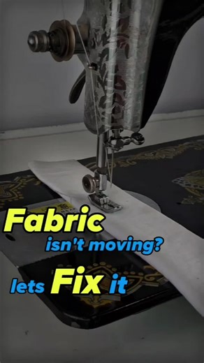 fabric not moving solution part 2 #sewingtipsandtricks #sewingtips #sewinghacks #sewingmachinetips #sewing