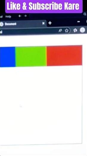 🪅🚀 HTML CSS Flexbox Magic 4 Color Box in One Line in one box🔥✨ #coding #trending #viral #shorts #css