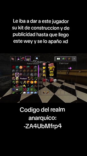 Códigos de Realms Minecraft Bedrock 1.21 - Anarquico Realm