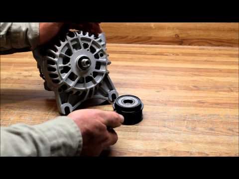 Alternator Clutch Pulley removal and conversion to non-Clutch Pulley