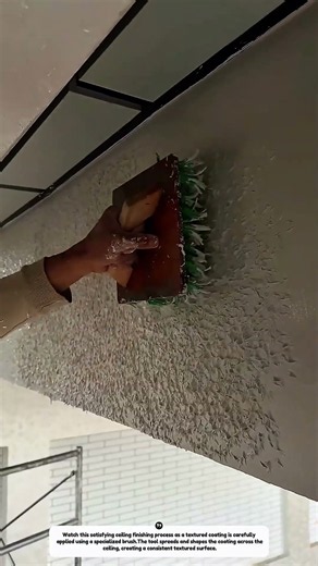 How to Create a Textured Ceiling Finish | Satisfying Professional Technique