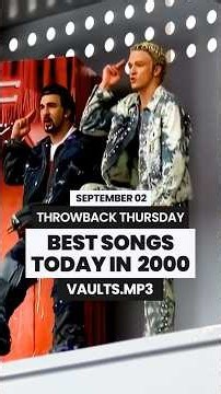 BEST SONGS TODAY IN 2000 ✨ THROWBACK THURSDAY ✨ #2000smusic