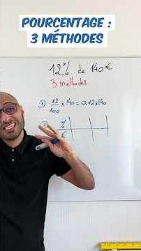 CALCULER UN % - 3 méthodes