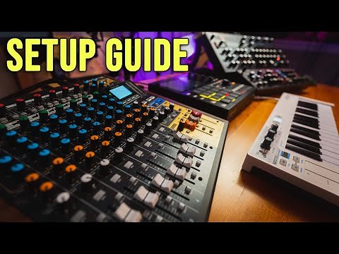 How To Setup MPC One, Tascam Model 12 and hardware synths for a multi track session