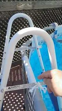 How to Increase Above Ground Pool Ladder stabilization