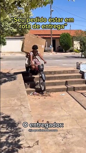 Serviço de Entrega Versão Mad Max 😂📦🏍️