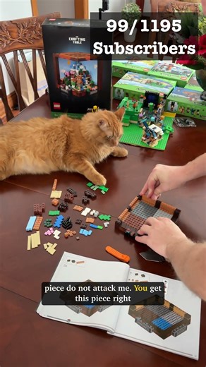 The Lego Crafting Table, One subscriber is One Block | PART 99