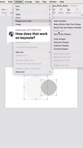Create Diagrams in Keynote: Shape Separation Tutorial