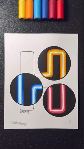 Rainbow Circles in the Rhythm of Light