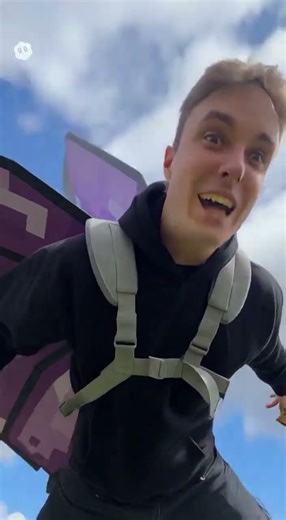 Dr Donut uses an IRL elytra