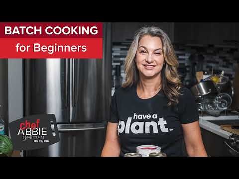 BATCH COOKING for Beginners: How to Batch Cook & Freeze for the Week!